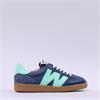 Wonders Nubia Gumsole Laced Trainer - Navy Teal
